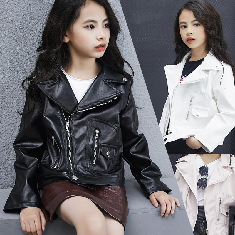 INS HOT baby girls pu jacket girls zipper cool jacket Leather clothing 4-11 years old famous brand Korean leather jacket
INS HOT baby girls pu jacket girls zipper cool jacket Leather clothing 4-11 years old famous brand Korean leather jacket