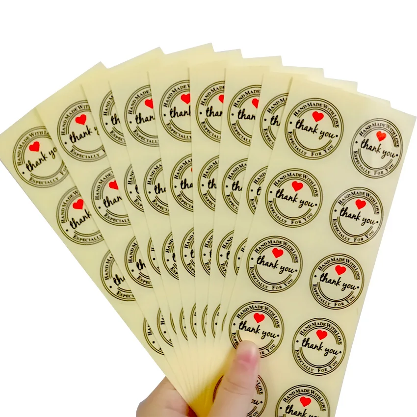 100PCS/lot Vintage Transparent 'Thank You' Round pattern Kraft Seal Sticker For Gift 'Handmade Products With Love' Lable
100PCS/lot Vintage Transparent 'Thank You' Round pattern Kraft Seal Sticker For Gift 'Handmade Products With Love' Lable