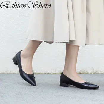 EshtonShero Summer Women's Shoes Woman Pumps Sheepskin+PU Square Low Heels Platform Pointed Toe Ladies Wedding Shoes Size 34-40
EshtonShero Summer Women's Shoes Woman Pumps Sheepskin+PU Square Low Heels Platform Pointed Toe Ladies Wedding Shoes Size 34-40