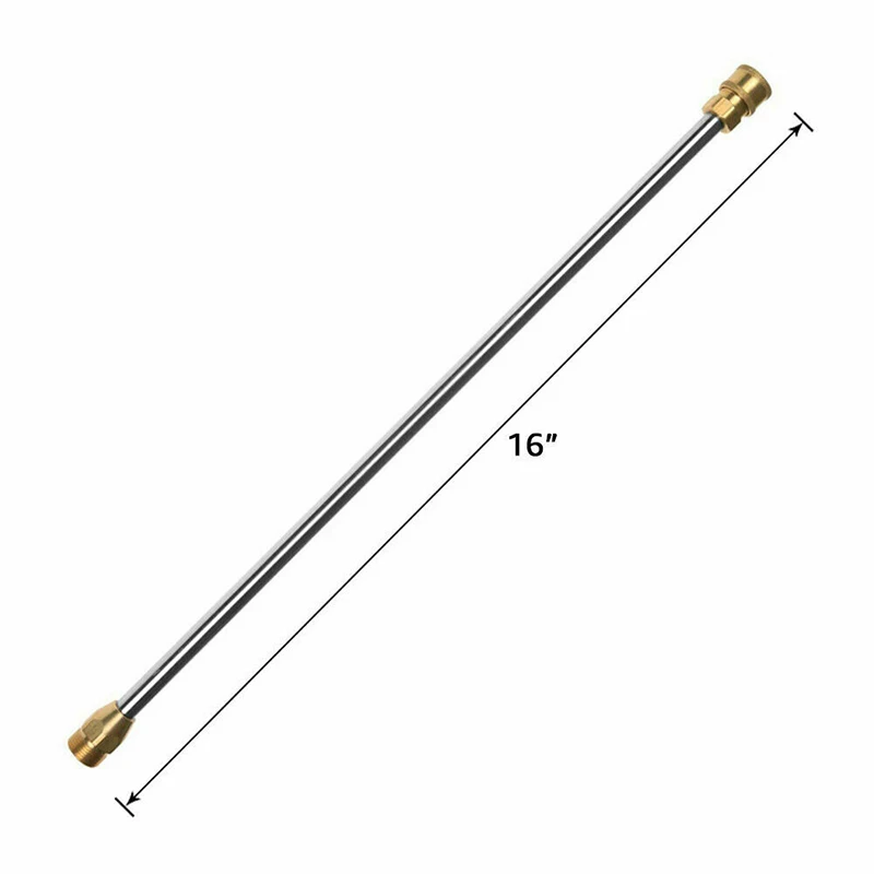 Lance Pressure Washer Kit Tips Nozzle Sprayer Cleaning Stainless Steel