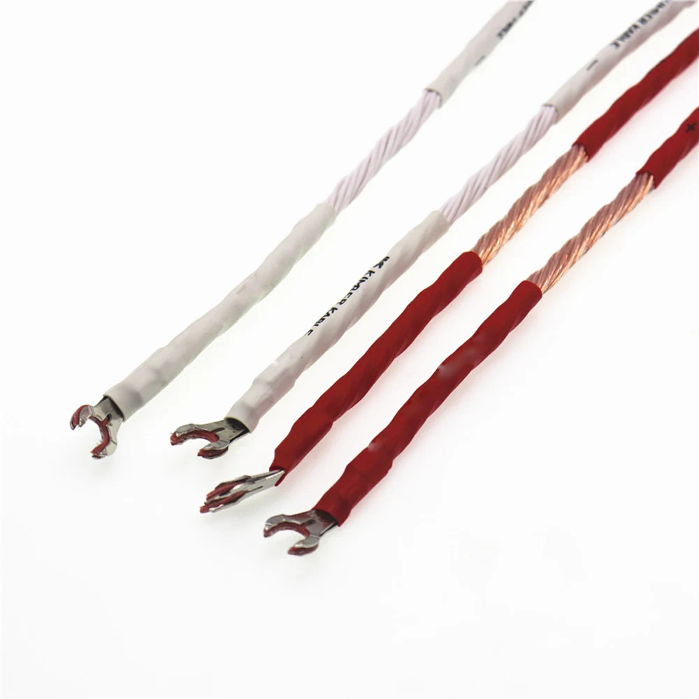 

High Quality Set 20CM 12TC Speaker Cable, Jumper Cable, Audio Jumper Cable Bridge Cable, Hifi Audio Speaker Jumper Cable