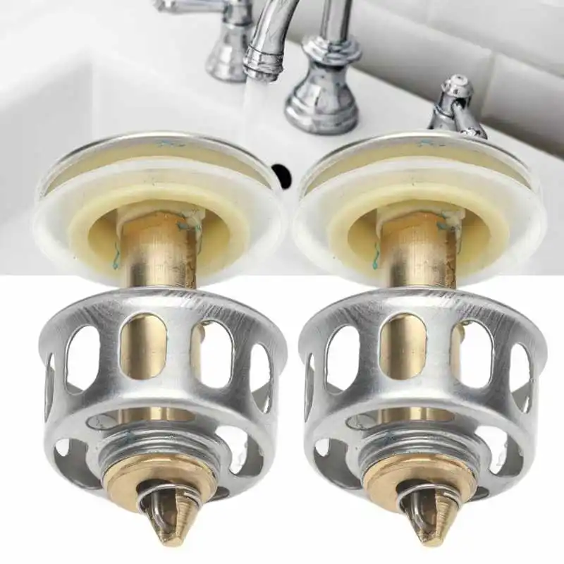 2Pcs Hole Filter Trap Push Pop-Up Bounce Core Basin Hair Catcher Pop Up Sink Stopper Drain Filter For Kitchen Bathroom Tool
2Pcs Hole Filter Trap Push Pop-Up Bounce Core Basin Hair Catcher Pop Up Sink Stopper Drain Filter For Kitchen Bathroom Tool
