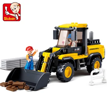 Sluban 0538 Bulldozer Car Building Blocks 212pcs Kids Construction Educational Bricks Toys For Children Gifts brinquedos
Sluban 0538 Bulldozer Car Building Blocks 212pcs Kids Construction Educational Bricks Toys For Children Gifts brinquedos
