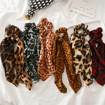 Vintage Leopard Print Knotted Scrunchies Women Ribbon Hair Scarf Girls Elastic Bow Hair Ropes Band Lady Fashion Hair Accessories
Vintage Leopard Print Knotted Scrunchies Women Ribbon Hair Scarf Girls Elastic Bow Hair Ropes Band Lady Fashion Hair Accessories