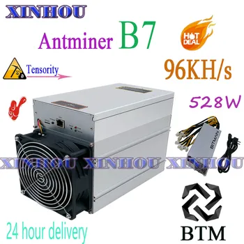 BTM Miner Antminer B7 96KH/s Tensority 528W With BITMAIN 1600W PSU Asic better than antminer S9 S9K S9SE T17 Z11 M3 Z1+ Ebit E10
BTM Miner Antminer B7 96KH/s Tensority 528W With BITMAIN 1600W PSU Asic better than antminer S9 S9K S9SE T17 Z11 M3 Z1+ Ebit E10