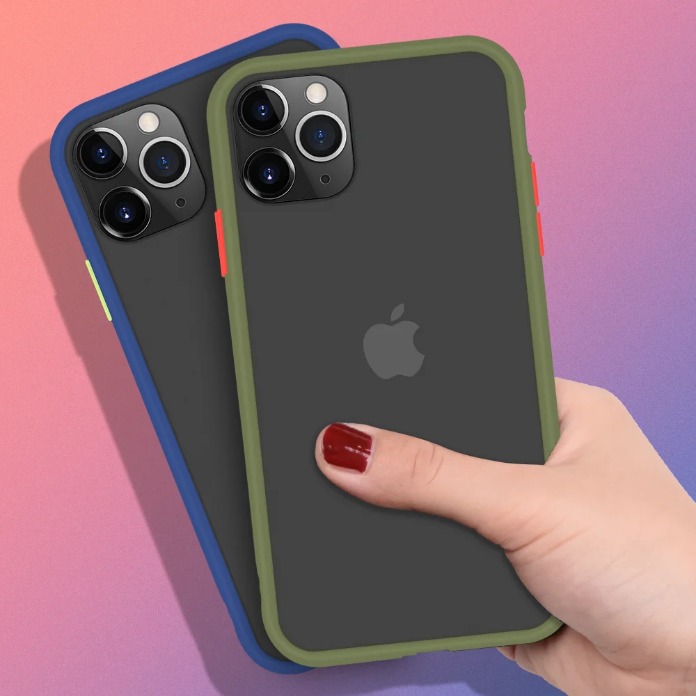 Чехол для iPhone 11 Pro Max противоударный прозрачный Гибридный Силиконовый чехол