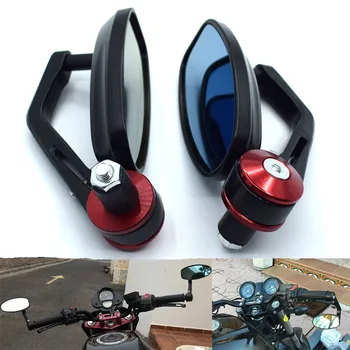 Universal 7/8" 22mm Motorcycle Mirrors Rear View Handle Bar End Rearview Side Mirrors Oval for Suzuki 600/750 KATANA SV650 DL650
Universal 7/8" 22mm Motorcycle Mirrors Rear View Handle Bar End Rearview Side Mirrors Oval for Suzuki 600/750 KATANA SV650 DL650