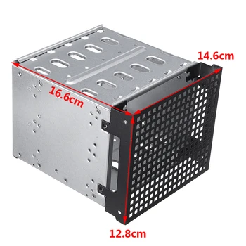 5.25 To 5X 3.5 HDD Hard Drive Cage Adapters Tray Bracket With Fan Space
5.25 To 5X 3.5 HDD Hard Drive Cage Adapters Tray Bracket With Fan Space