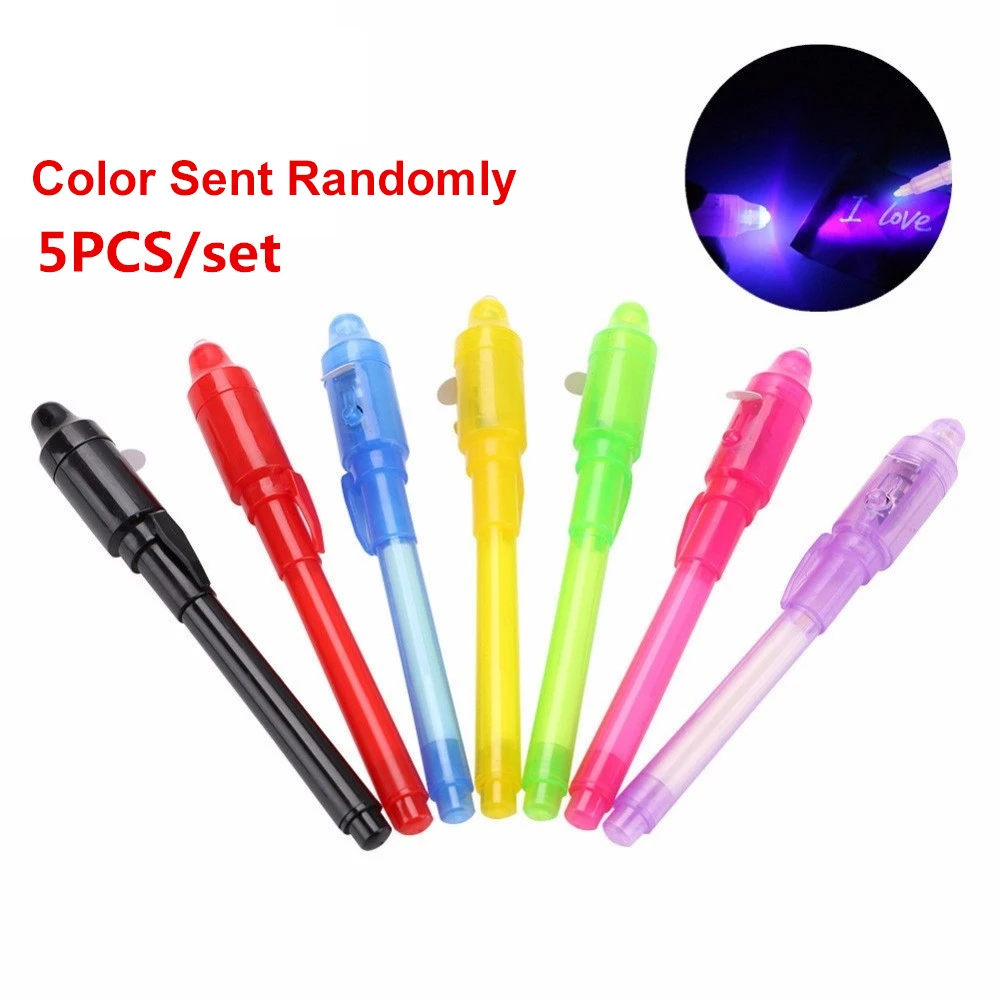 2020New 5PCS/Set Multi-function Invisible Ink Pen UV Flashlight Penlight Mini LED UV Black Light With Batteries Dropshipping
2020New 5PCS/Set Multi-function Invisible Ink Pen UV Flashlight Penlight Mini LED UV Black Light With Batteries Dropshipping