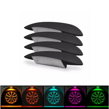 4pcs Universal Automobile Fender Wheel Eyebrow LED Light Colorful Decor APP Control Flash Lamp Atmosphere Light Car Accessories
4pcs Universal Automobile Fender Wheel Eyebrow LED Light Colorful Decor APP Control Flash Lamp Atmosphere Light Car Accessories
