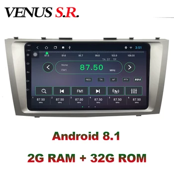 VenusSR Android 8.1 IPS Screen 2G+32G 8 CORE Car DVD Player GPS Navigation Multimedia For Toyota Camry Radio 2006-2011