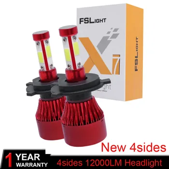 2PCS 4 Side H4 LED Car Headlight Led Fog Light Headlamp Bulb 80W 12000LM 6000K H1 H7 H8 H9 H11 9005 HB3 9006 HB4 9007
2PCS 4 Side H4 LED Car Headlight Led Fog Light Headlamp Bulb 80W 12000LM 6000K H1 H7 H8 H9 H11 9005 HB3 9006 HB4 9007