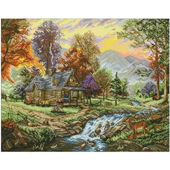 Yamano hut patterns Counted Cross Stitch 11CT 14CT 18CT DIY Chinese Cross Stitch Kits Embroidery Needlework Sets
Yamano hut patterns Counted Cross Stitch 11CT 14CT 18CT DIY Chinese Cross Stitch Kits Embroidery Needlework Sets