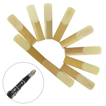 10pcs/lot Durable bB Clarinet Reeds Bulrush Reeds Strength 2.5 Woodwind Mouthpiece Parts
10pcs/lot Durable bB Clarinet Reeds Bulrush Reeds Strength 2.5 Woodwind Mouthpiece Parts