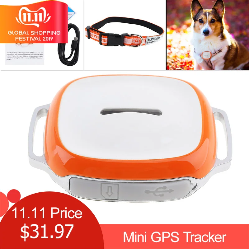 GT011 Waterproof Mini GPS Tracker Locator with WIFI GSM GPRS Tracker for Pets Cats Dogs
GT011 Waterproof Mini GPS Tracker Locator with WIFI GSM GPRS Tracker for Pets Cats Dogs