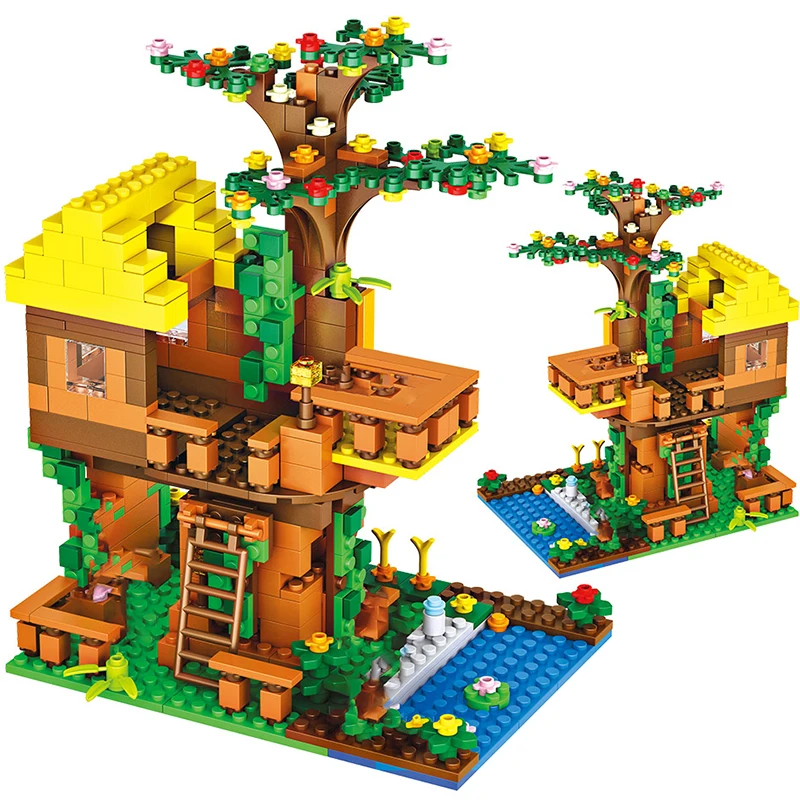 Minecraft My World Series Jungle Tree House 2In1 Model 4 Figures Building Blocks Toys For Children Compatible Minecrafts Sets
Minecraft My World Series Jungle Tree House 2In1 Model 4 Figures Building Blocks Toys For Children Compatible Minecrafts Sets