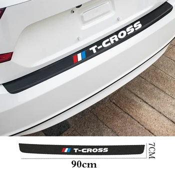 Auto Rear Bumper leather Stickers For Carbon Fiber Protector Car Trunk Guard Plate Film For VW Volkswagen t-cross r tcross r
Auto Rear Bumper leather Stickers For Carbon Fiber Protector Car Trunk Guard Plate Film For VW Volkswagen t-cross r tcross r