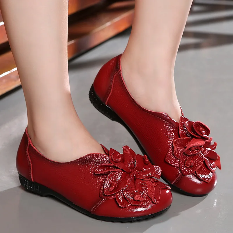 Pinfeiliren Origional Handmade Low-Cut Low Heel Retro National Wind Genuine Leather Soft Bottom Pastoral Style Flower round Head
Pinfeiliren Origional Handmade Low-Cut Low Heel Retro National Wind Genuine Leather Soft Bottom Pastoral Style Flower round Head