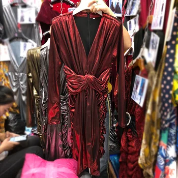 Women Dress Spring Autumn New Temperament Ladies Retro V-neck Long-Sleeve Dress Bag Hip One Step Pencil Dresses Party Vestidos 
Women Dress Spring Autumn New Temperament Ladies Retro V-neck Long-Sleeve Dress Bag Hip One Step Pencil Dresses Party Vestidos