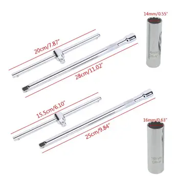 14/16mm Spark Plug Socket 12 Point Remover Wrench Drive Repair Removal Accessory E7CA
14/16mm Spark Plug Socket 12 Point Remover Wrench Drive Repair Removal Accessory E7CA