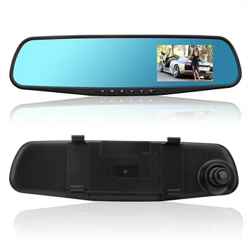 HD 1080P 2.8-inch LCD camera recorder night vision DVR display rearview mirror driving recorder camera register
HD 1080P 2.8-inch LCD camera recorder night vision DVR display rearview mirror driving recorder camera register