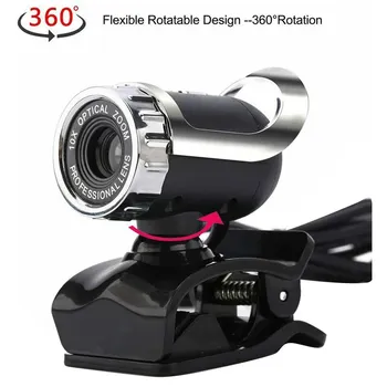 360 Degree Rotation Computer Webcam Sound-absorbing Auto Focus Laptop Camera Desktop Video Tool Auto Focus Laptop Camera
360 Degree Rotation Computer Webcam Sound-absorbing Auto Focus Laptop Camera Desktop Video Tool Auto Focus Laptop Camera