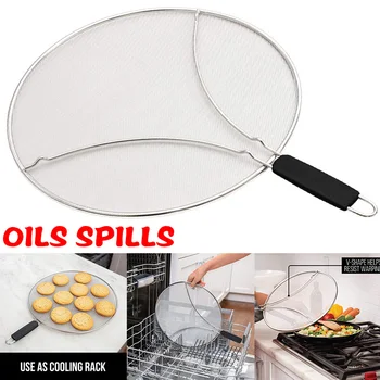 Splatter Screens for Frying Pan Shields Grease and Oil Splashes Fine Mesh Guard Protects Stove Tops from Cooking Splatte K888
Splatter Screens for Frying Pan Shields Grease and Oil Splashes Fine Mesh Guard Protects Stove Tops from Cooking Splatte K888