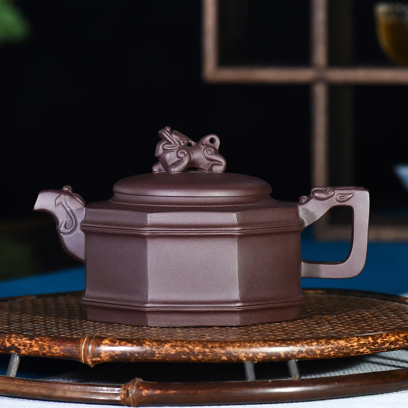 2747 Masters Entirely Handmade Yixing Clay Teapot Raw Ore Purple Clay Walking Tall Yixing Clay Teapot Tea Set Wholesale Customiz
2747 Masters Entirely Handmade Yixing Clay Teapot Raw Ore Purple Clay Walking Tall Yixing Clay Teapot Tea Set Wholesale Customiz