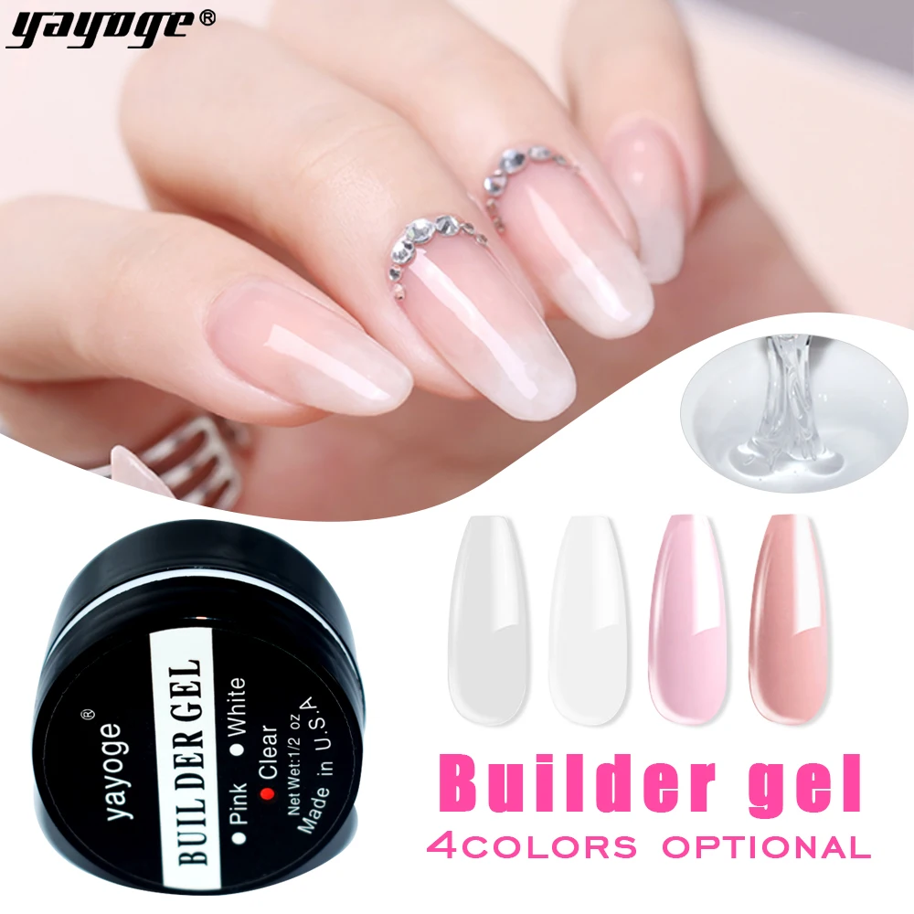 Yayoge Builder Gel Nail Art 4 Color Extend Nail Gel Finger Extension Nail Crystal Gel Polish 14ml Poly Gel Drop Shipping
Yayoge Builder Gel Nail Art 4 Color Extend Nail Gel Finger Extension Nail Crystal Gel Polish 14ml Poly Gel Drop Shipping