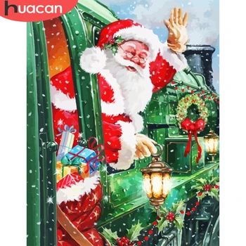 HUACAN DIY Pictures By Number Santa Claus Hand Painted Drawing On Canvas Home Decoration Coloring By Number Christmas Gift
HUACAN DIY Pictures By Number Santa Claus Hand Painted Drawing On Canvas Home Decoration Coloring By Number Christmas Gift