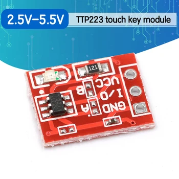 10pcs NEW TTP223 Touch button Module Capacitor type Single Channel Self Locking Touch switch sensor
10pcs NEW TTP223 Touch button Module Capacitor type Single Channel Self Locking Touch switch sensor