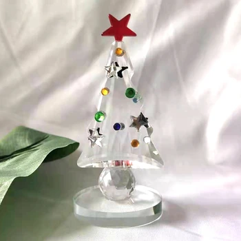 Crystal Christmas Tree Figurine Holiday Paperweight Collection Souvenir Handcrafted Xmas Gift Home Table Decor
Crystal Christmas Tree Figurine Holiday Paperweight Collection Souvenir Handcrafted Xmas Gift Home Table Decor