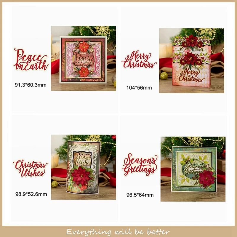 Merry Christmas Wishes Peace Season's Greetings Letter Words Alphabet Sentence Metal Cutting Dies Diy Make Cards Stencils Craft
Merry Christmas Wishes Peace Season's Greetings Letter Words Alphabet Sentence Metal Cutting Dies Diy Make Cards Stencils Craft