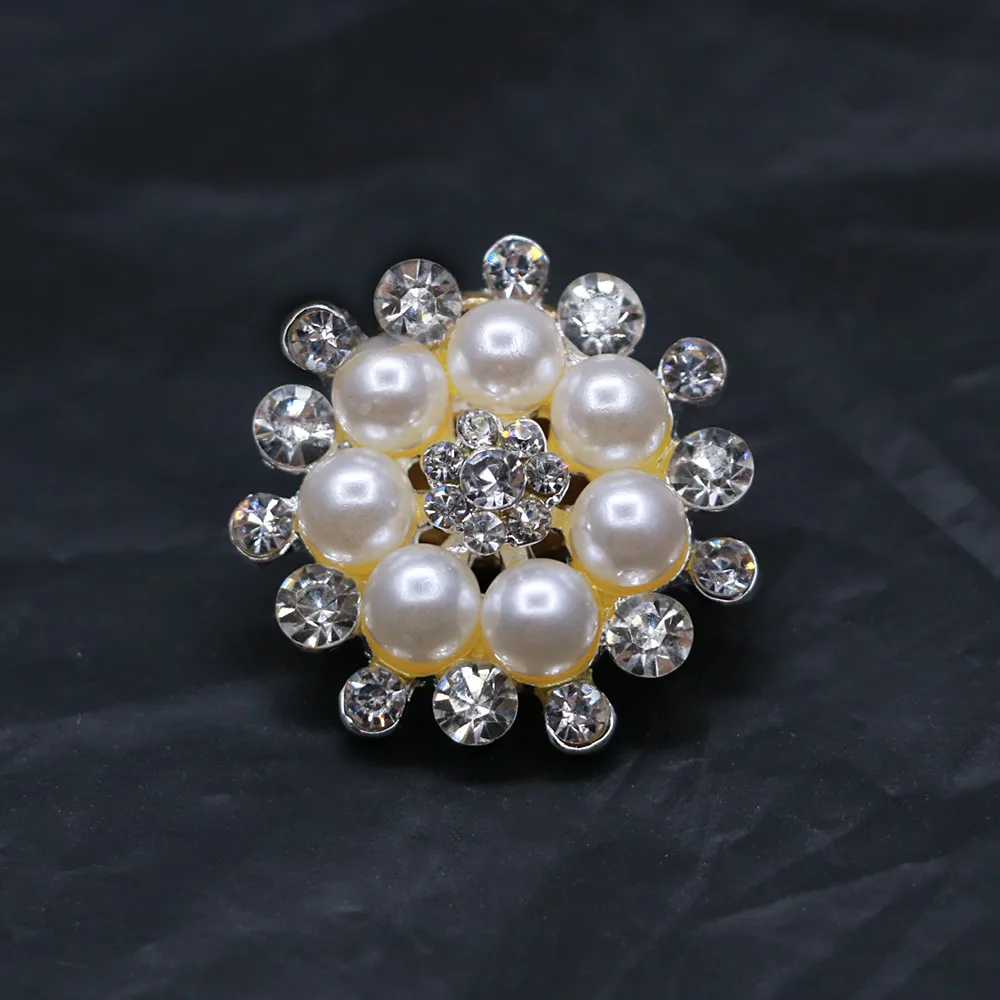 Good quality 31mm metal rhinestones button with sweater coat decoration accessories DIY 1Pcs/Lot SP-0074 | Дом и сад
