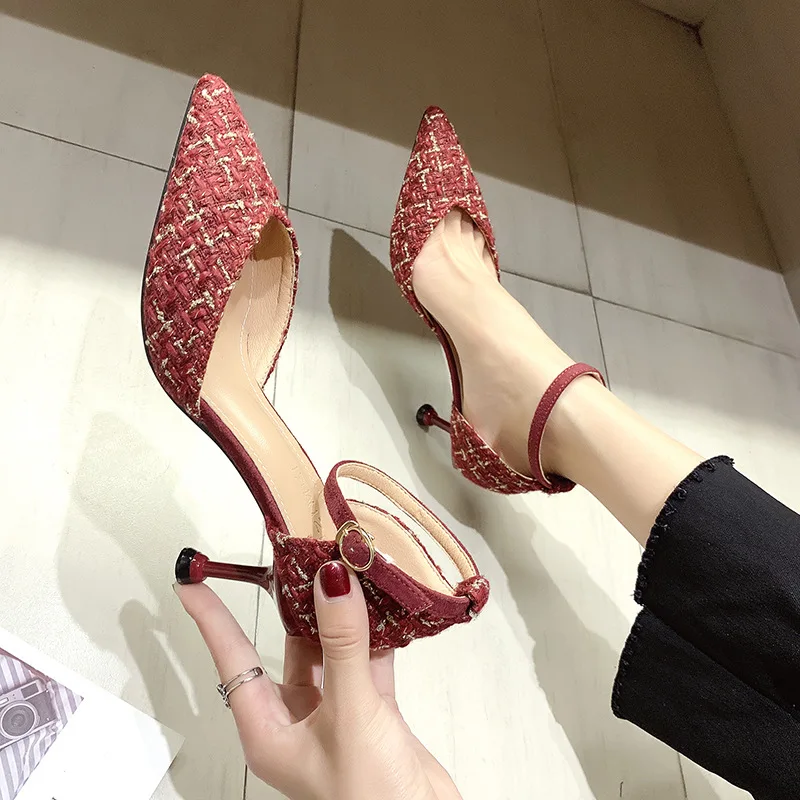 570-30 Pointed-Toe A- line Buckle WOMEN'S Shoes 2019 Spring Summer New Style Sexy Hallow Plaid High Heel Shoes Women's
570-30 Pointed-Toe A- line Buckle WOMEN'S Shoes 2019 Spring Summer New Style Sexy Hallow Plaid High Heel Shoes Women's