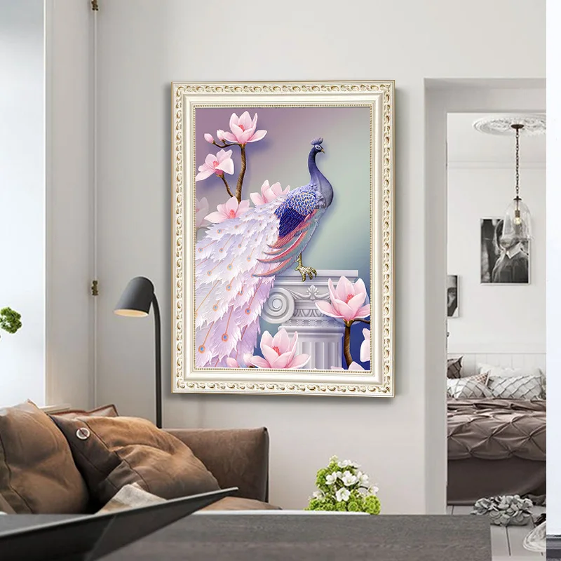 DIY 5D Diamond Painting Peacock Cross Stitch Mosaic Diamond Embroidery Creative Needlework Patterns Rhinestone Paintings
DIY 5D Diamond Painting Peacock Cross Stitch Mosaic Diamond Embroidery Creative Needlework Patterns Rhinestone Paintings