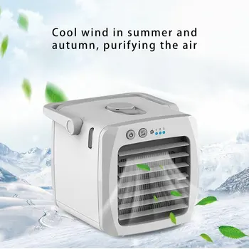 Mini Air Conditioner Air Cooler Personal Space Air Cooling Usb Rechargeable Air Conditioning Colors Light Desk Fan
Mini Air Conditioner Air Cooler Personal Space Air Cooling Usb Rechargeable Air Conditioning Colors Light Desk Fan