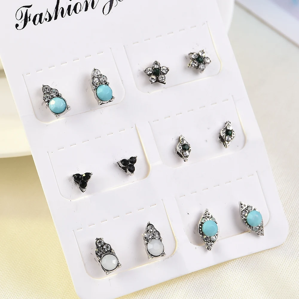 6 Pairs Minimalist Mixed Small Earrings Set Simple Geometric Stud Earrings for Women Girls Tiny Ear Studs Pendientes Kleine 2019
6 Pairs Minimalist Mixed Small Earrings Set Simple Geometric Stud Earrings for Women Girls Tiny Ear Studs Pendientes Kleine 2019