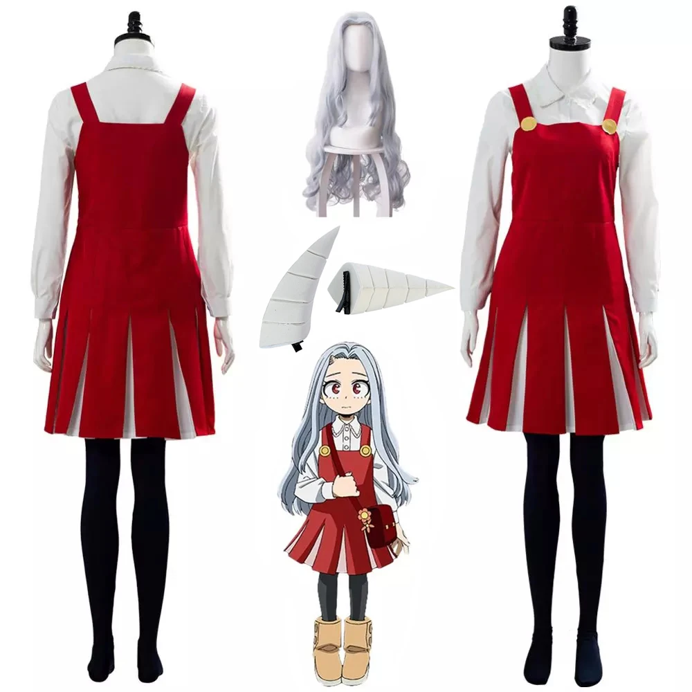 Anime Boku no My Hero Academia Season4 Eri Cosplay Costume Uniform Dress Halloween Party Wig socks |