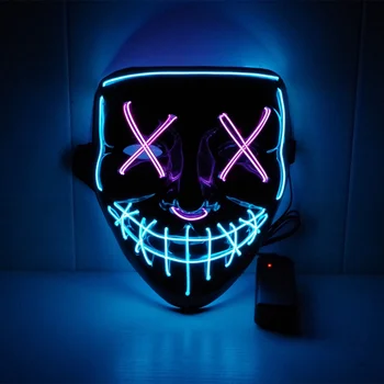 Halloween Mask EL Party Masks Horror Masque Neon Parti Mascara Cosplay Scary Masker Glowing Mascarillas Skull Maski
Halloween Mask EL Party Masks Horror Masque Neon Parti Mascara Cosplay Scary Masker Glowing Mascarillas Skull Maski