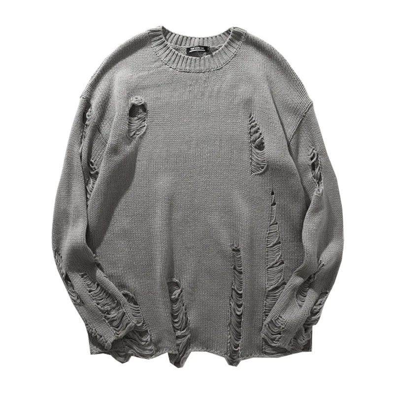 Wash Hole Ripped Knit Sweaters Men Women Streetwear Hip Hop Pullovers Jumper Fashion Oversized All-match Men Winter Clothes
Wash Hole Ripped Knit Sweaters Men Women Streetwear Hip Hop Pullovers Jumper Fashion Oversized All-match Men Winter Clothes