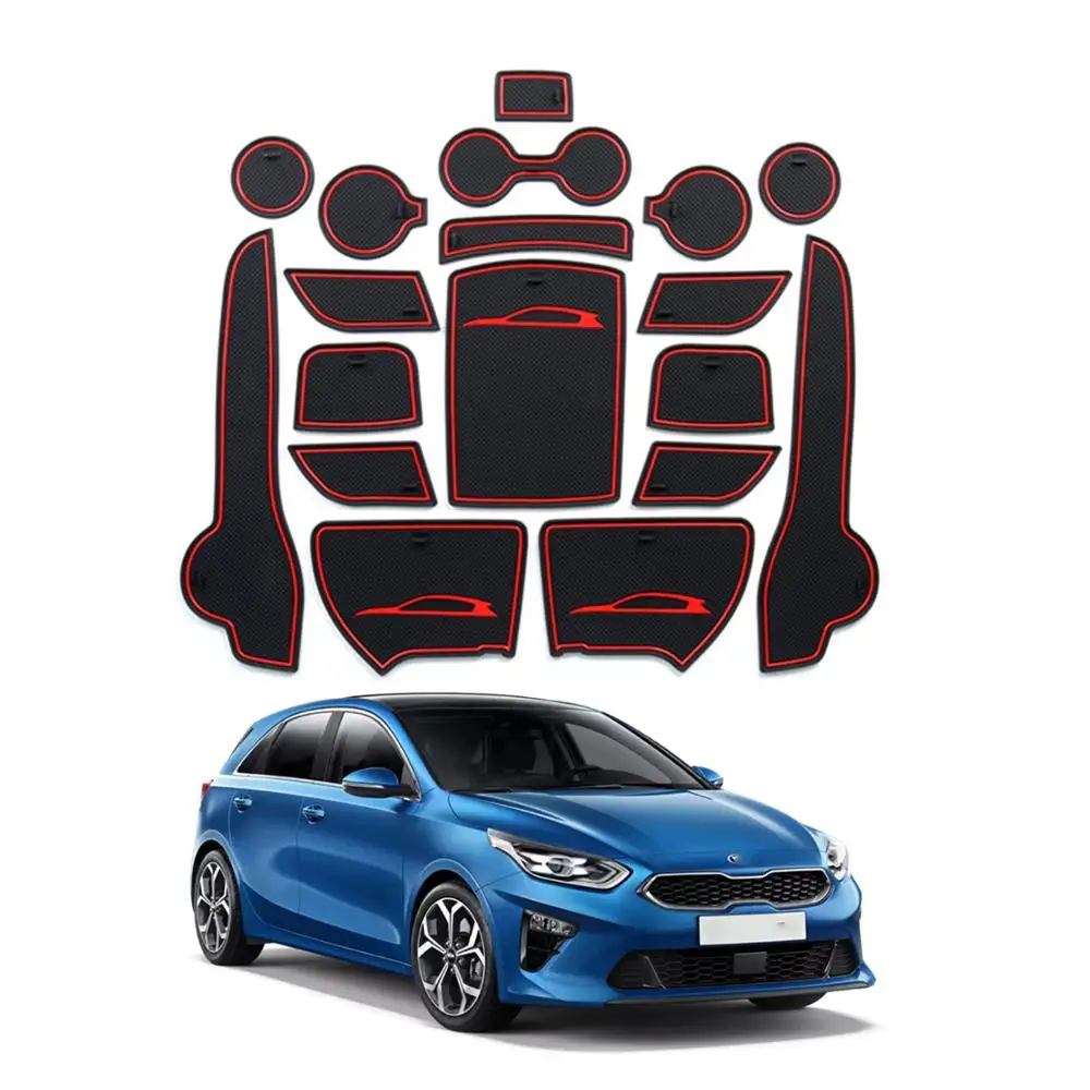RUIYA 18Pcs Car Accessories Anti-Slip Gate Slot Mat Rubber Coaster For Kia Sportage QL 2019 Interior Door Arm Box Storage Mat
RUIYA 18Pcs Car Accessories Anti-Slip Gate Slot Mat Rubber Coaster For Kia Sportage QL 2019 Interior Door Arm Box Storage Mat