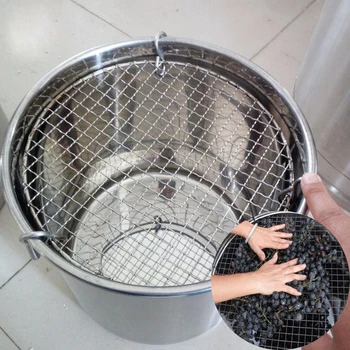 Stainless Steel Fruit Grapes Crushing Net Grid Stalk Stem Remover BBQ Net Homebrew Wine Making Equipment Brewing Accessories
Stainless Steel Fruit Grapes Crushing Net Grid Stalk Stem Remover BBQ Net Homebrew Wine Making Equipment Brewing Accessories