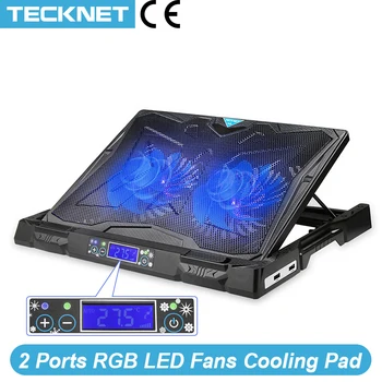 TeckNet Gaming Laptop Cooler 2 Fan Led Screen Two USB Port RGB Lighting Laptop Cooling Pad Notebook Stand for Laptop 12-17 inch
TeckNet Gaming Laptop Cooler 2 Fan Led Screen Two USB Port RGB Lighting Laptop Cooling Pad Notebook Stand for Laptop 12-17 inch