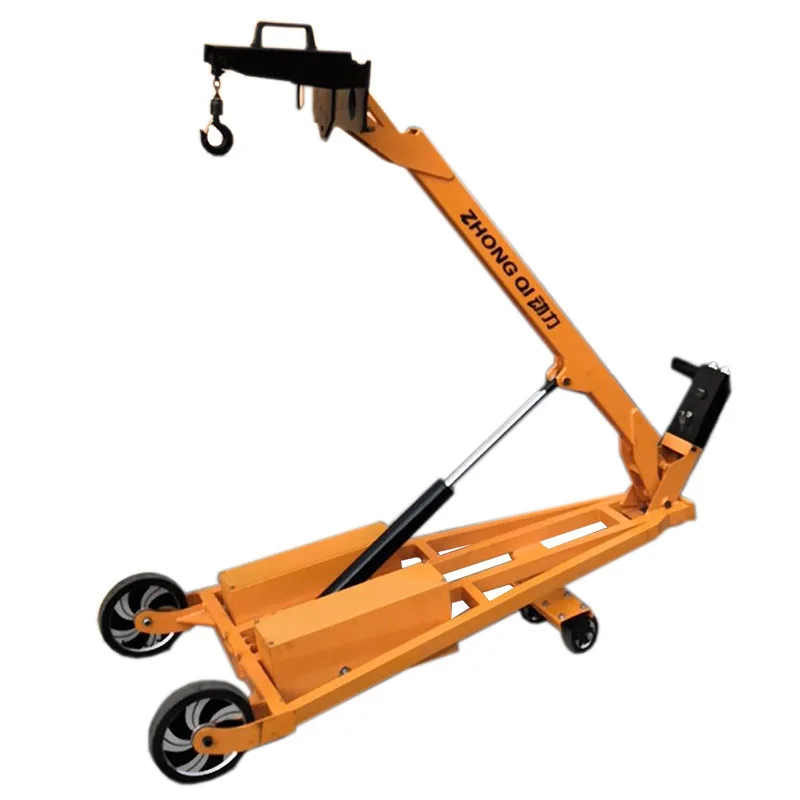Push-type multi-purpose truck loading and unloading folding single-arm lifting Small crane | Инструменты