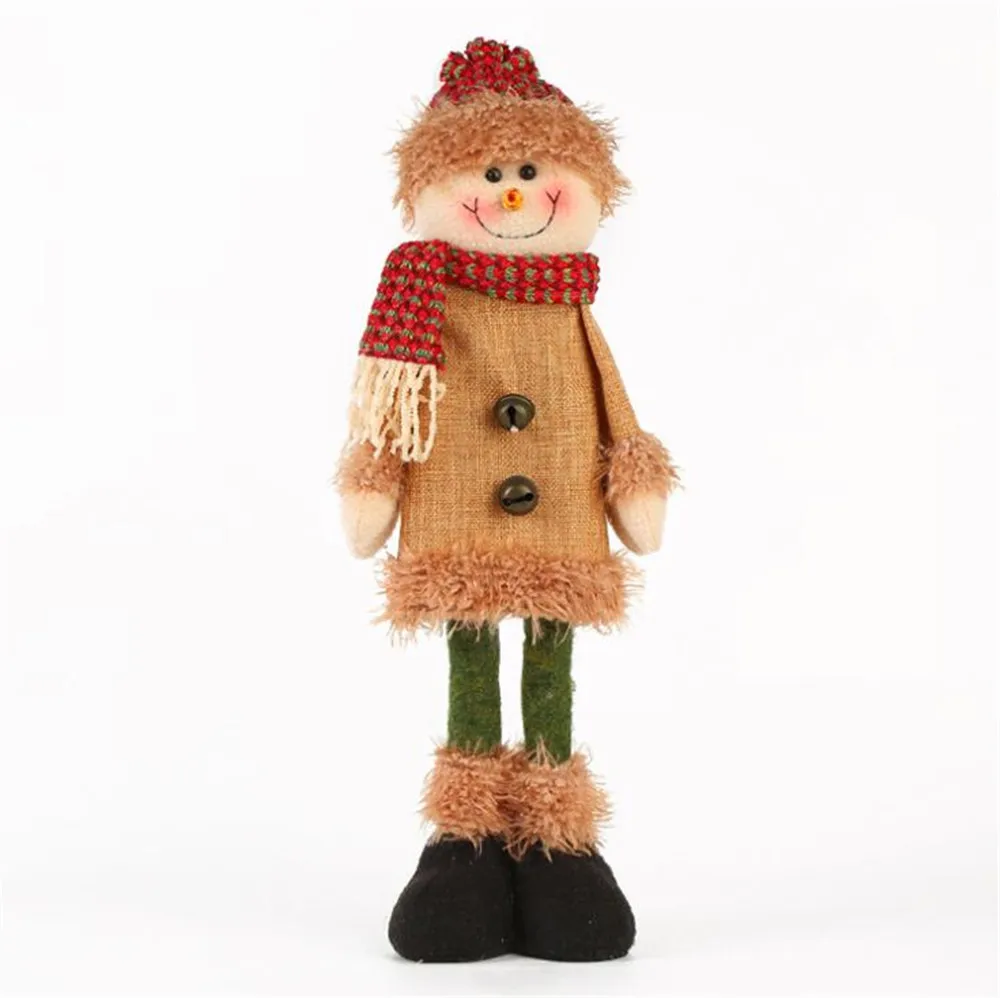retractable standing santa snowman elk decoration scarecrow