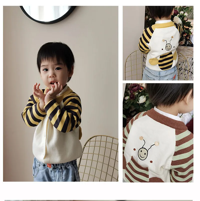 Autumn Winter Toddler Baby Boys Girls Knitted Sweater For Boys Cardigan Coat Kids Sweaters Boys Clothes With Smiley Tops 1-3 Y
Autumn Winter Toddler Baby Boys Girls Knitted Sweater For Boys Cardigan Coat Kids Sweaters Boys Clothes With Smiley Tops 1-3 Y
