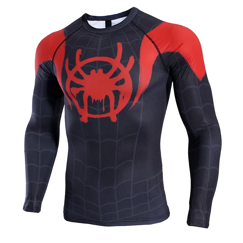 Newest Spider-man series Compression Shirt Rashguard Sport Shirt Men Print Cosplay Spiderman T-shirt Gym Running T Shirt Dry Fit
Newest Spider-man series Compression Shirt Rashguard Sport Shirt Men Print Cosplay Spiderman T-shirt Gym Running T Shirt Dry Fit