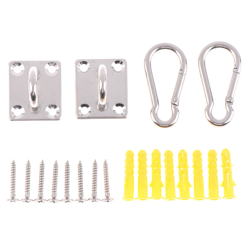 2 Sets Of Stainless Steel Heavy Duty Multi-Function Hammock Hammock Hook Metal Base Suspended Ceiling Wall Mount U-Shaped Hooks
2 Sets Of Stainless Steel Heavy Duty Multi-Function Hammock Hammock Hook Metal Base Suspended Ceiling Wall Mount U-Shaped Hooks