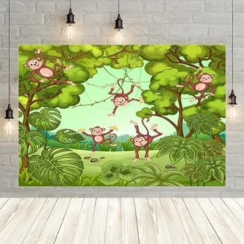 Avezano Summer Monkey Tropical Jungle Forest Birthday Party Baby Shower Backdrop Photo Background Custom Photography Studio
Avezano Summer Monkey Tropical Jungle Forest Birthday Party Baby Shower Backdrop Photo Background Custom Photography Studio